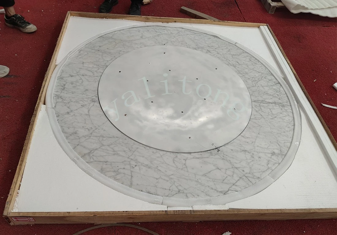 Marble tabletops with marble base 5 Marble tabletops with marble base 5